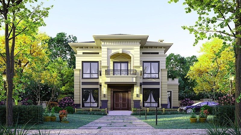 营山中式合院住宅，开放庭院与邻里乡亲更亲近